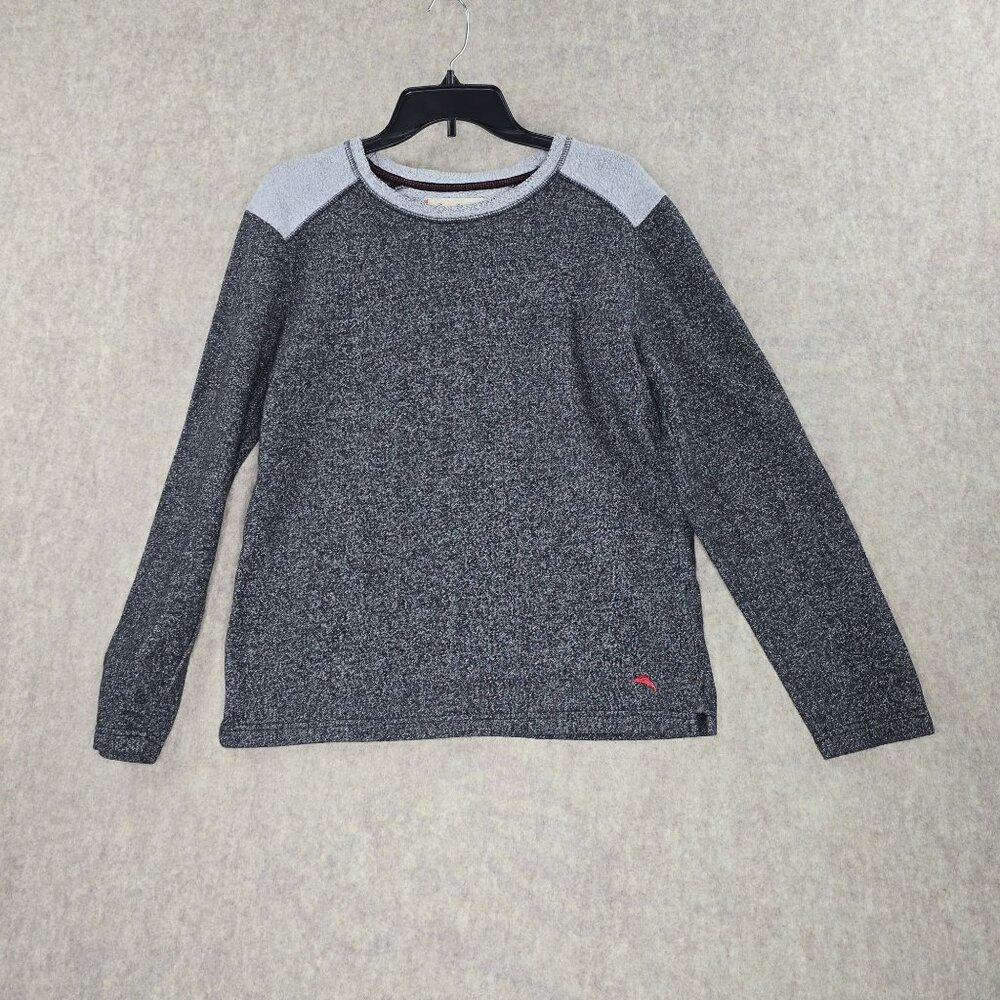 Tommy Bahama Mens Medium Gray Crewneck Sweater